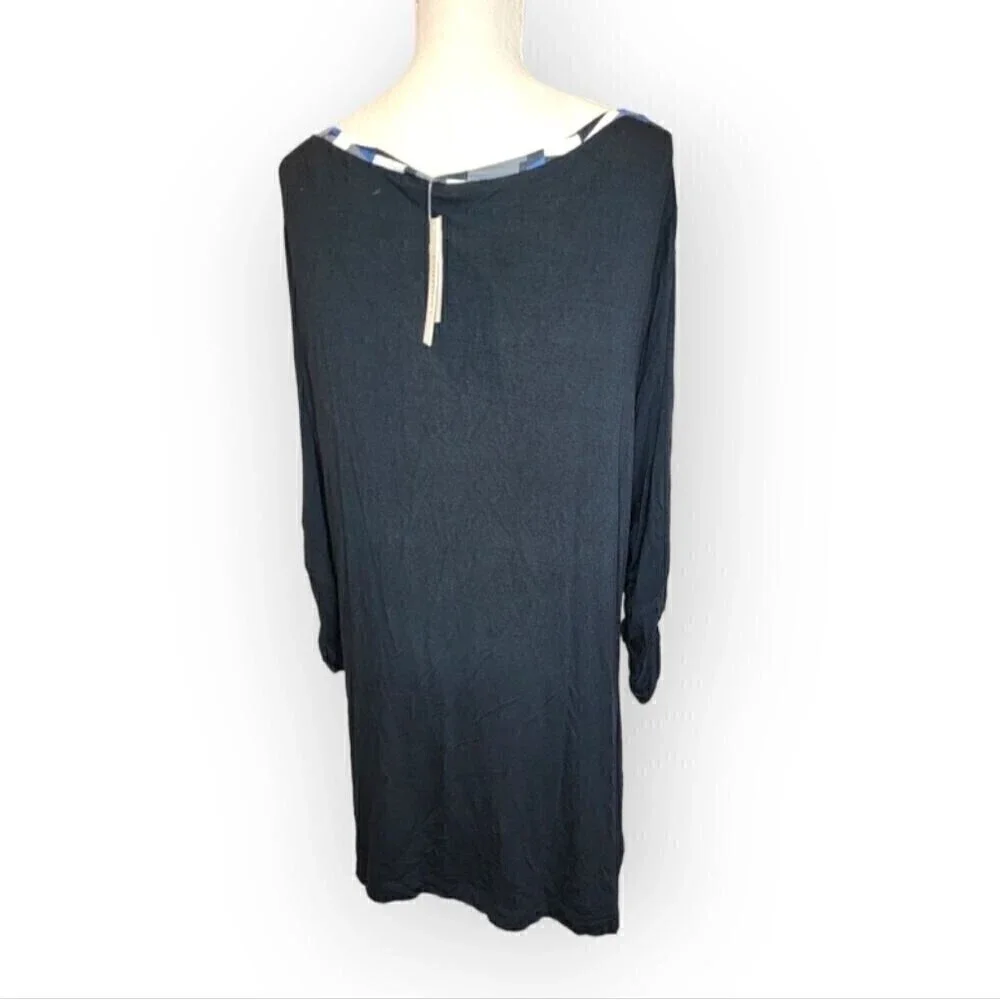 New Context Black & Blue Tunic 1X - Picture 3 of 4